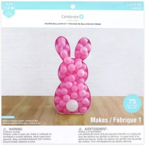 Pink Bunny Easter Balloon Kit by Celebrate It